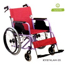 보호자 브레이크 달린 접이식 어린이 휠체어 보행 고급 용품