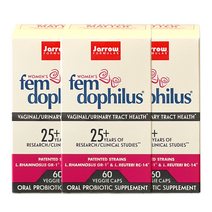 자로우 포뮬러스 3개세트 여성 펨 도피러스 50억 60캡슐 냉장보관용 Fem-Dophilus 5 BILLION 60 Capsules, 60정, 3개