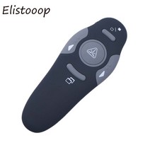 파워 포인트용 USB PPT 원격 제어 무선 페이지 넘기기 펜 포인터 핸드헬드 포함 2.4Ghz, 01 Black