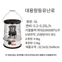 로타리난로 등유 석유 난로 낚시 캠핑 휴대용 히터, -77난로(깔때기+유관)+3심지