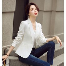 [Myshe]여성 여름 정장 프릴 자켓 하객룩 정장자켓 BRSWu19 YSZ525xz05