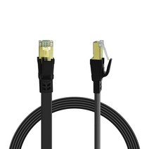 CAT.8 FTP 평면 랜선 슬림 인터넷 케이블 0.5M