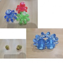 고급 문어 안마기 혈액순환 수지침 마사지 손안마 지압 볼 자석 황금 손지압기 금침구 혈침기, 1-문어발안마기
