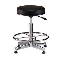 진찰용 작업용 조절링의자 병원 약국 진료용 의자, 블랙(고정형)