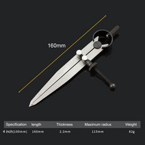 5 in 1 프로 가죽 공예 에지 프레스 키트 조정 스티칭 및 그루버 주름 도구 재봉 신상품, 05 Wing Divider