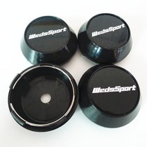 Wedsport-휠 센터 캡 허브 웨지 스포츠 로고 엠블럼 배지 림 커버 65mm 자동차 스타일링 액세서리 4 개입, [01] A