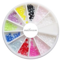 NAILROOM 네일 라인스톤세트 네일스톤세트 네일세트, 1개, [no. 119]  3mm 진주 스톤세트