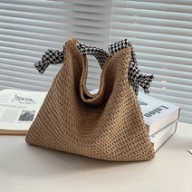 명품숄더백 여성빅백 수제가죽가방 여자출근가방 디자이너 브랜드 크리 에이 티브 핸들 큰 밀짚 토트 패션 등나무 여성 어깨 가방 여름 해변 핸드백 럭셔리 빅 발리 가방
