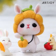 아트조이 DIY 양모펠트 키트 호박 토끼