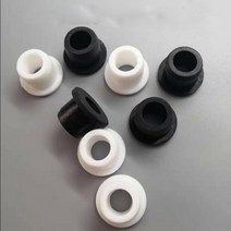 케이블부싱 원형 중공 실리콘 고무 그로멧 구멍 플러그 5mm ~ 28mm 와이어 케이블 배선 보호 부시 O-링, 02 White, 32 12mm(Bore7.5mm)10pcs