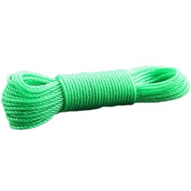 1 pcs 10m/20m 긴 컬러 나일론 로프 야외 Windproof 빨랫줄 로프 개폐식 여행 세척 라인 의류 건조 라인, green_10m