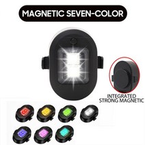 산업용 지게차 표시 경고등 교통 비상 램프항공기 스트로브 조명 무선 미니 스트로브 충전, 7색