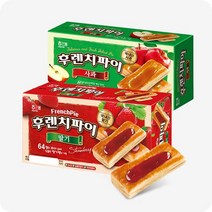 해태 과자모음 후렌치파이 딸기 2박스 + 사과 2박스 아이들간식 1세트