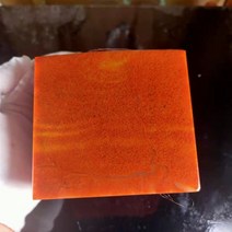 홍석 인장 수제 천연석 수산석 전각돌 원석, 1.홍석7x7x7