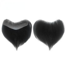남자부분가발 정수리 앞머리 front men toupee 100 human hair v, 4x16cm 스타일, 6인치