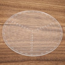 목공 20 cm30 cm 투명 아크릴 센터 파인더 목공 나침반 선반 터닝 센터 눈금자 원 직경 마킹 찾기 도구, 20cm