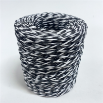 투톤 꽈배기지끈 컬러지끈 선물포장 공예용 종이끈, 20.투톤검정