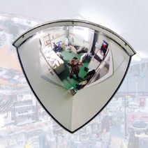 돔반사경 90도 300파이 천장 벽면 부착 좌우시야 확보 아파트 복도 사각지대 볼록거울 도난방지, 단품