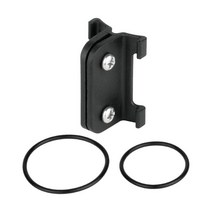 QDY 고무 밴드 홀더 액세서리가 있는 자전거 번호판 마운트 홀더, 3cmx1.9cm, ABS, 둥근 관, 1개