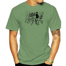 승마용품 남성 T 셔츠 3 라이딩 말 기사 o 목 티 플러스 사이즈 S5xl, 16 Men pea green_03 S