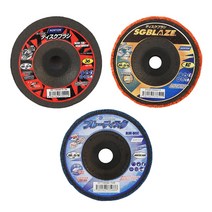 노튼 부직포 디스크휠 연마석(5개입) 녹 페인트 제거 외경 100mm, SG BLAZE