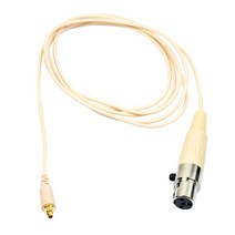 XLR 3pin 나사 Microdot 분리형 마이크 케이블 AKG Samson 무선 시스템 1.1M