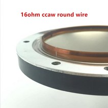 4 개 72.2mm 72.5mm 고음 보이스 코일 72 코어 티타늄 필름 트위터 링 다이어프램 스피커 액세서리 DI 순수 알루미늄 플랫 와이어 음성, 8ohm caw 와이어