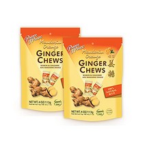 Prince of Peace Ginger Chews With Mandarin Orange 4 oz. – Candied Ginger – Orange Candy – Orange Gi, 1