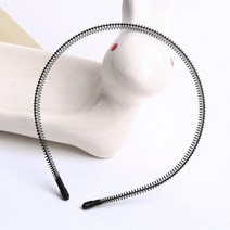 철사머리띠 남자머리띠 코일 철사 머리띠 남여 공용 헤어밴드