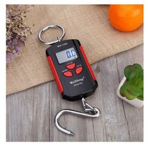매달림 저울 전자 산업용 휴대용 걸이형 미니 디지털 후크 계량 도구 산업 농업 가족, 레드