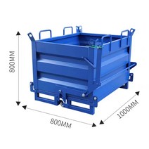 철쓰레기통 암롤 박스 화물칸, 1000x800x800