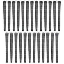 Karma Revolution 블랙/화이트 25피스 골프 그립 (중간 사이즈 ( 0.1cm(1/32인치)), Jumbo (+1/16 ), Jumbo (+1/16 ), Black/White