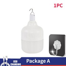 캠핑 차박 배터리 파워뱅크 대용량 보조배터리 캠핑카 부품 휴대용 LED 램프 조명 100W USB 충전 행잉 랜턴 비상 전구 텐트 야외 장비 8 개, 1PC, 01 1PC