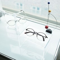 클리어 안경 거치대 선글라스 안경받침대 진열대 트레이 원형 디귿자형, 05. 디귿자 받침대60 (4458)