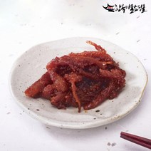 순창고추장으로 버무린 더덕장아찌 500g 1통 가정식반찬