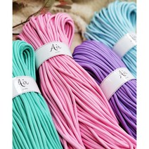 5.5mm 100yard 1kg 대용량 청키 우동실 / 파라코드 우동끈 네트백 뜨기 / 굵은로프 마크라메실, No.3