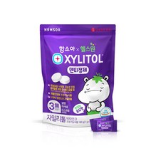 함소아 헬스원 자일리톨 캔디 포도맛, 180g, 1개