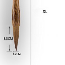 서예붓 동양화 붓글씨 세필 붓펜 필방 수채화 화홍브러쉬 EZONE-수채화 브러시 나무 막대 페인트 붓 중국, 05 weasel hair XL