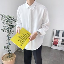 애드매이브 남자 스판 오버핏 리얼히든셔츠 6color