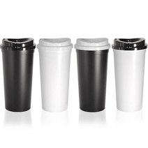 리유저블 텀블러 무독성 친환경 콜드컵 500ml, 블랙, 1개