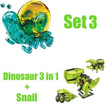 12 in 1 과학 실험 태양 로봇 장난감 DIY 빌딩 구동 학습 도구 교육 어린이용 기술 가제트 키트, 08 Set 3, 08 Set 3