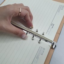 레더 가죽 다이어리 6공 고급 인조 가죽 심플 컬러 줄눈 노트 데일리 스케줄러 스케쥴러 스터디 플래너 일기장 자석 버클 다꾸용 다꾸 다이어리 A5 그린