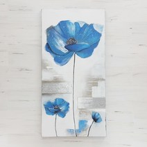 BnH 양귀비 캔버스 유화 플라워 그림 거실 액자 8854