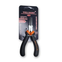 WELLBORN 블랙 원형 니들 펜치 4.5in/뺀지/니퍼/팬치