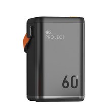 파워뱅크 자작 리튬 인산철 캠핑용 배터리 새로운 60000mh 66W 대용량 전원 야외 모바일 보조베터리 양방향