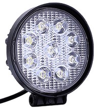 LED 서치라이트 안개등 써치 화물차 작업등, 서치라이트 원형 9구