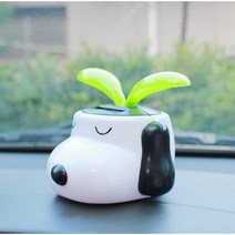 차량용 인테리어 소품 태양광 캐릭터 자동차 인테리어 소품 귀여운 도리태양 도그 자동차 액세서리 차량용 피규어