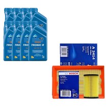 QM5 디젤 아랄 하이트로닉 R 5W30(8L) C4 보쉬 필터+엔진오일세트