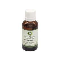 마룰라 오일 | 스크레로카리아 비레아 헤어용 바디용 헤어 퓨어 100% 내추럴 콜드 프레스 50ml 1.69oz by RV 에센셜 R V Essential 428074