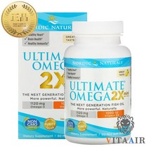 노르딕내츄럴스 얼티메이트 오메가3 미니 비타민D3 함유 레몬 미니 소프트젤 60정